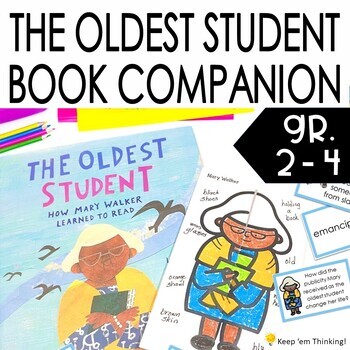 Preview of The Oldest Student Picture Book Biography Companion and Activities