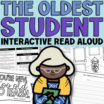 Preview of The Oldest Student Read Aloud Women's History Month Activities Black History