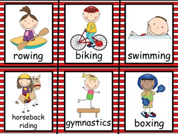 The Olympic Games: Pre-K and Kindergarten Activities | TPT