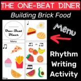 The One-Beat Diner Building Brick Food Menu and Rhythm Wri