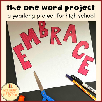 Preview of The One Word Project for High School: a yearlong reflection project