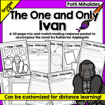 Preview of The One and Only Ivan: A Reading-Response Journal for Third-Fifth Grade