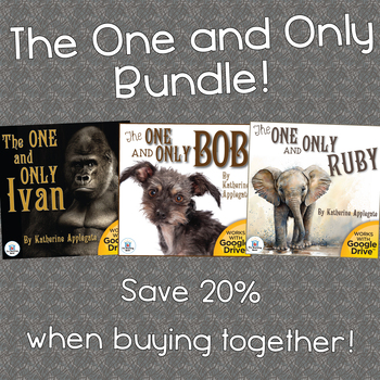 Preview of The One and Only Ivan, Bob,  and Ruby Novel Study Bundle
