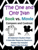 The One and Only Ivan Book vs. Movie Compare & Contrast - 