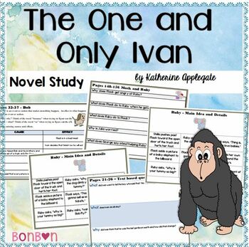 Preview of The One and Only Ivan - Book Study