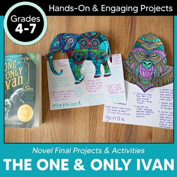 Preview of The One and Only Ivan PROJECTS | Fun Novel Activities