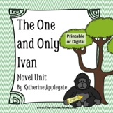 The One and Only Ivan Novel Study with digital option