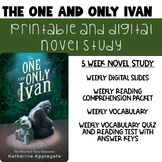 The One and Only Ivan Printable and Digital Novel Study