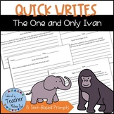The One and Only Ivan - Quick Writes