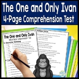 The One and Only Ivan Test: 4-Page The One and Only Ivan Q