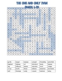 The One and Only Ivan Word Search, pages 1-70