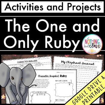 Preview of The One and Only Ruby | Activities and Projects