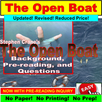 Preview of The Open Boat Short Story PowerPoint