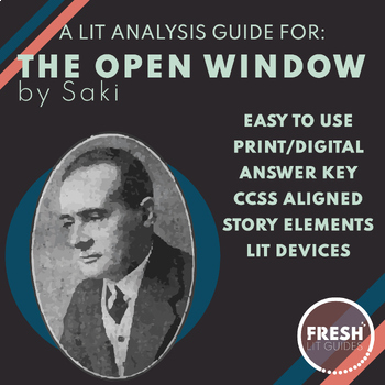 Preview of The Open Window (1914) Lit Guide | Saki | Literary Analysis | Irony | Symbolism