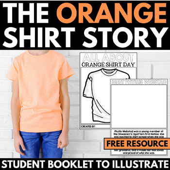 Preview of The Orange Shirt Day Story Activities - Student Booklet - Phyllis Webstad