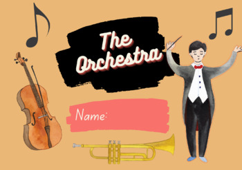 Preview of The Orchestra - Student Activity Book (EASEL & PDF)