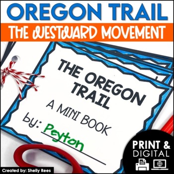 Preview of The Oregon Trail Activity and Lesson Pioneer Life Westward Expansion Worksheets