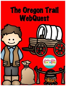 Preview of The Oregon Trail WebQuest Digital Learning