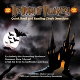 The Origin of Halloween Informational Text and Reading Che