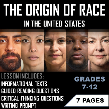 Preview of The Origin of Race in the United States