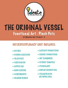 Preview of The Original Vessel : Functional Art : Pinch Pots