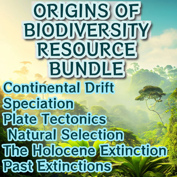 Preview of The Origins of Biodiversity Resource Bundle - Printables, Research, Projects,