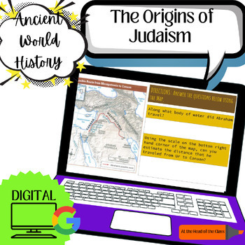 Preview of The Origins of Judaism DIGITAL Reading & Guided Notes Activities