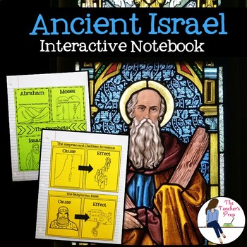Preview of Ancient Israel and Origins of Judaism Interactive Notebook Graphic Organizers
