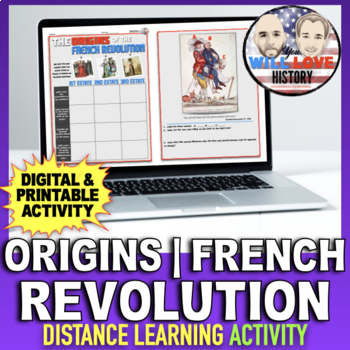 Preview of The Origins of the French Revolution | Digital Learning Activity