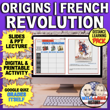 Preview of The Origins of the French Revolution | Digital Learning Pack