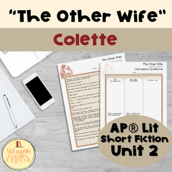 Preview of The Other Wife by Colette for AP Lit (Distance Learning)