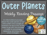The Outer Planets - SPACE - Weekly Reading Passage and Questions
