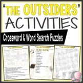The Outsiders Activities S. E. Hinton Crossword Puzzle and
