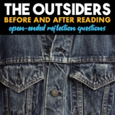 The Outsiders — Before Reading Open-Ended Questions & Afte