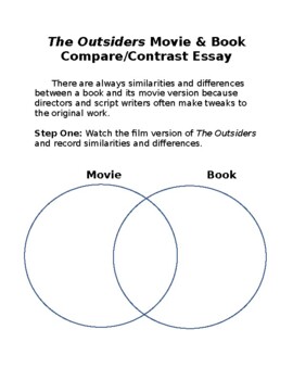 essay comparing book and movie