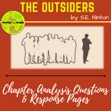 The Outsiders Chapter Comprehension, Analysis & Response Pages