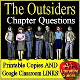 The Outsiders Chapter Questions (150) - Comprehension Sets