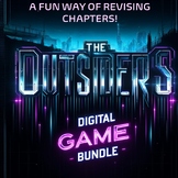 The Outsiders Chapter Review Game Bundle