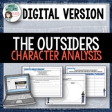The Outsiders Character Analysis - Digital / Google Version