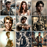 The Outsiders Characters Poster