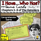 The Outsiders Chapters 5-8 Comprehension Game & Activity |