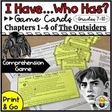 The Outsiders Chapters 1-4 Comprehension Game & Activity |