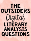 The Outsiders Digital Analysis Questions (Chapter by Chapter)