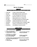 The Outsiders Final Test (Special Education Modified, PDF Format)