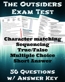The Outsiders Final Test with Answer Key