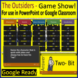 The Outsiders Game - Test Review Activity for PowerPoint o