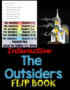 Preview of The Outsiders Interactive Study Guide - Printable and Google Drive Version