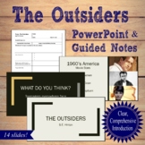 The Outsiders Intro PowerPoint with Guided Notes
