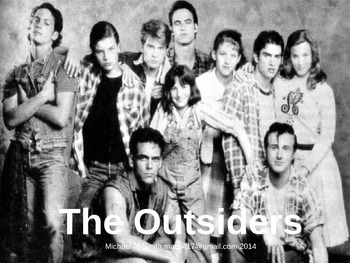 Preview of Outsiders - Novel Study - Journal Response Questions - S. E. Hinton
