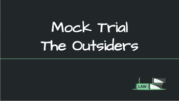 Preview of The Outsiders Mock Trial Complete Unit